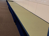 展示事例　東京で行われたスタイロ畳の使用事例